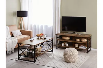 Melnychuk TV-Bänk 120 cm - Brun - Products - Möbler - TV- & Mediamöbler - TV bänk & mediabänk