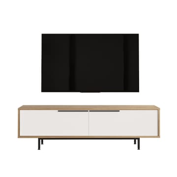 Nilena TV-bänk 160x45,1x35,5 cm - ek, vit - Products - Möbler - TV- & Mediamöbler - TV bänk & mediabänk