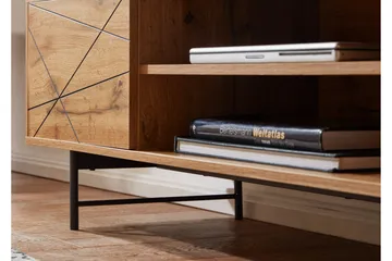 Seddik Tv-bänk 45x160 cm Rektangulär - Brun - Products - Möbler - TV- & Mediamöbler - TV bänk & mediabänk