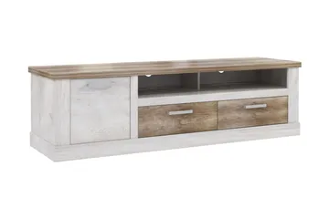 Talebi TV-Bänk 179 cm - Brun/Vit - Products - Möbler - TV- & Mediamöbler - TV bänk & mediabänk