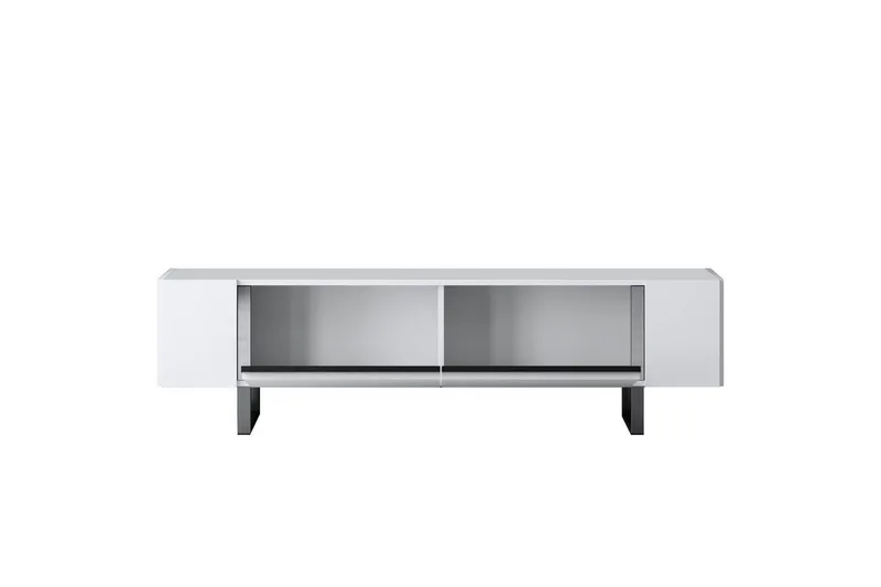 TV-bänk Sozi Vit / Argentu - Vit / Argentu - Products - Möbler - TV- & Mediamöbler - TV bänk & mediabänk