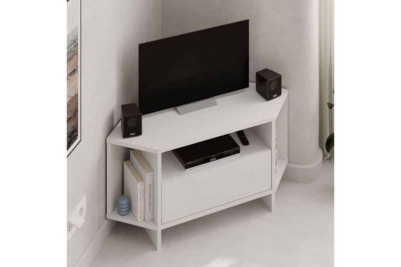 TV-bänk Viva Vit - Vit - Products - Möbler - TV- & Mediamöbler - TV bänk & mediabänk