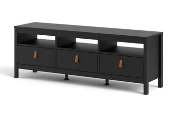 Vallvidera Tv-bänk 151 cm - Svart/Natur - Products - Möbler - TV- & Mediamöbler - TV bänk & mediabänk