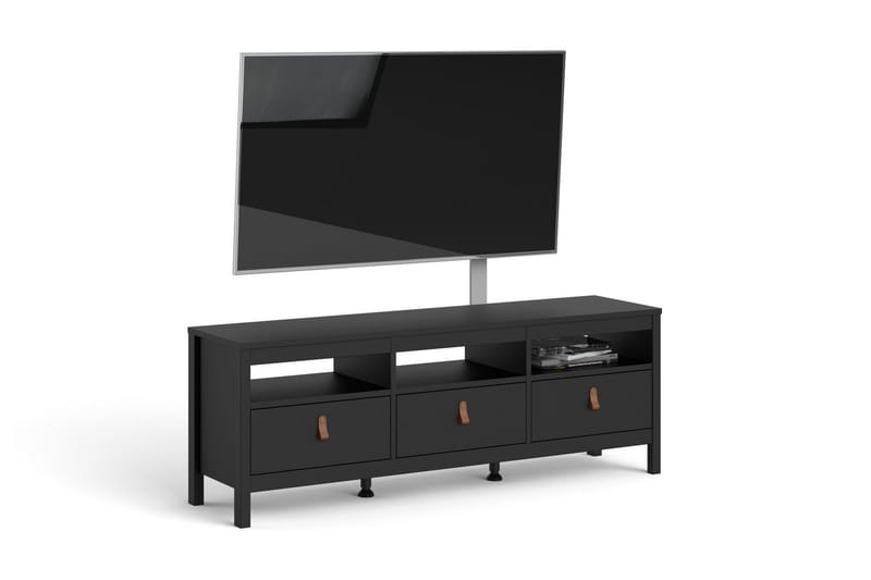 Vallvidera Tv-bänk 151 cm - Svart/Natur - Products - Möbler - TV- & Mediamöbler - TV bänk & mediabänk