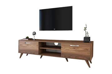 Virkesbo Tv bänk med Förvaring 180 cm - Valnöt / Brun / Rustik - Products - Möbler - TV- & Mediamöbler - TV bänk & mediabänk