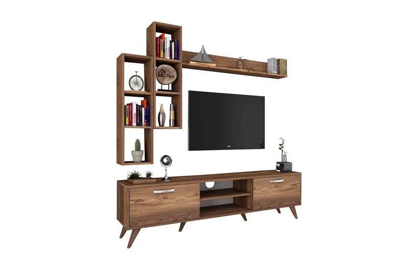 Virkesbo TV-Möbelset 180 cm - Brun - Products - Möbler - TV- & Mediamöbler - TV-möbelset