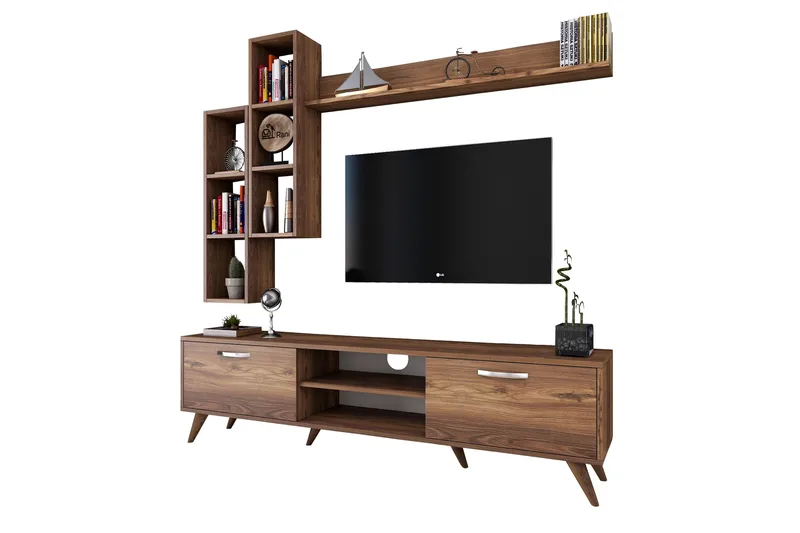 Virkesbo TV-Möbelset 180 cm - Brun - Products - Möbler - TV- & Mediamöbler - TV-möbelset