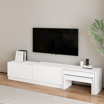 Zalven TV-bänk 180x36x30 cm - vit - Products - Möbler - TV- & Mediamöbler - TV bänk & mediabänk