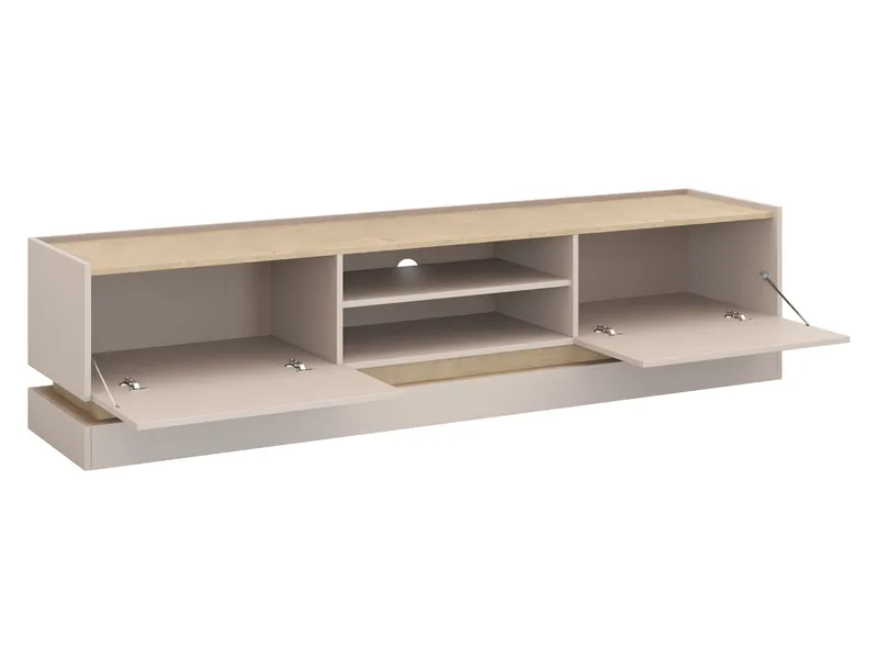 Zelric Tv-bänk 200 cm - Beige - Products - Möbler - TV- & Mediamöbler - TV bänk & mediabänk