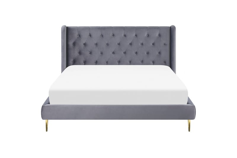 Bernie Sängram 140x200 cm - Grå/Guld - Products - Möbler - Säng - Sängram & sängstomme