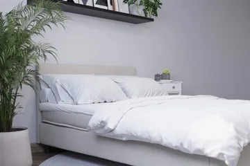 Billingen Kontinentalsäng 160x200 cm - Beige - Products - Möbler - Säng - Enkelsäng