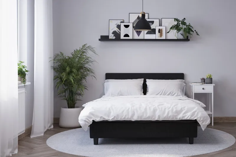 Billingen Kontinentalsäng 180x200 cm - Svart - Products - Möbler - Säng - Kontinentalsäng