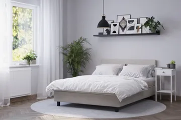 Billingen Kontinentalsäng 90x200 cm - Beige - Products - Möbler - Säng - Enkelsäng