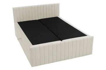 Calrosor Sängpaket Kontinentalsäng med Förvaring 160x200 cm - Beige - Products - Möbler - Säng - Komplett sängpaket
