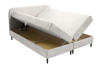 Celestine Förvaringssäng 180x200 cm - Grå - Products - Möbler - Säng - Komplett sängpaket