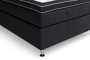 Celine Kontinentalsäng 120x200cm - Svart/Sammet - Products - Möbler - Säng - Kontinentalsäng