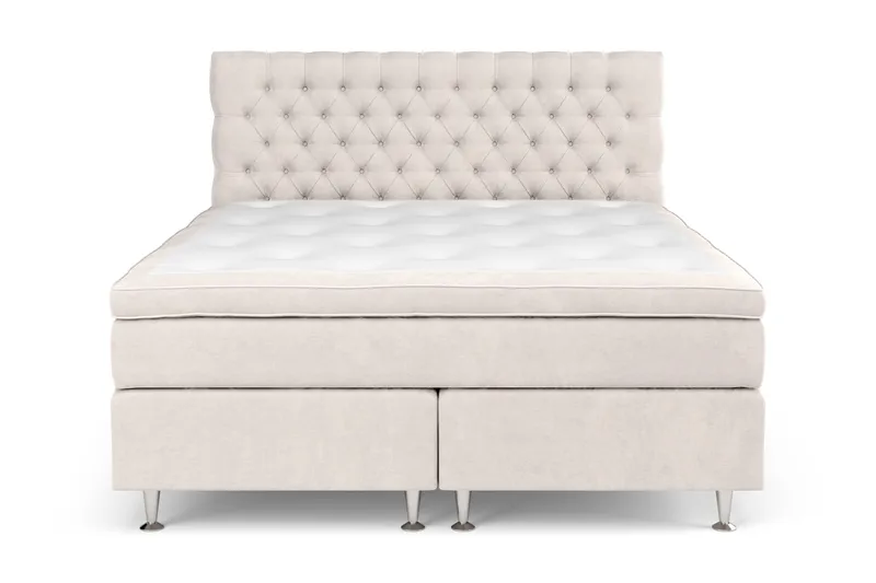 Celine Kontinentalsäng 180x200cm, Beige/Sammet