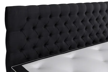 Celine Kontinentalsäng 180x200cm - Svart/Sammet - Products - Möbler - Säng - Kontinentalsäng
