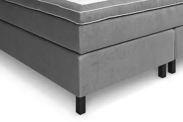 Celine Kontinentalsäng 210x210cm - Grå/Sammet - Products - Möbler - Säng - Kontinentalsäng