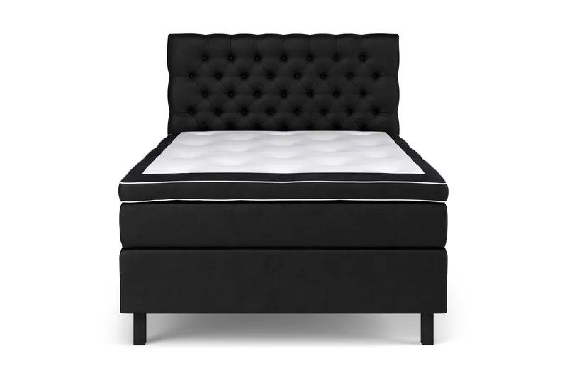Celine Sängpaket 120x200 cm, Svart/Sammet
