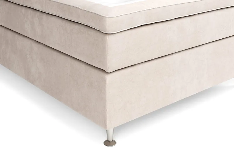 Celine Sängpaket 140x200cm - Beige / Sammet - Products - Möbler - Säng - Kontinentalsäng