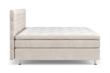 Celine Sängpaket 160x200cm - Beige / Sammet - Products - Möbler - Säng - Kontinentalsäng