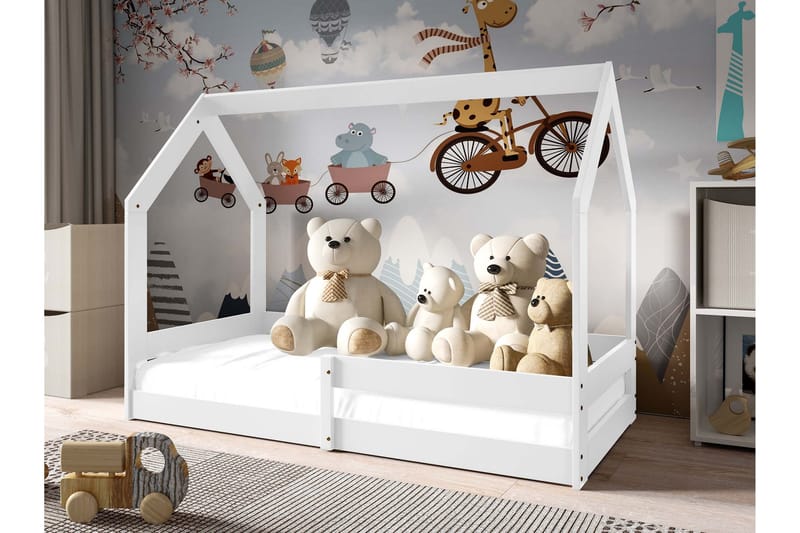 Cenon Sängram 80x160 cm - Vit - Products - Möbler - Säng - Sängram & sängstomme