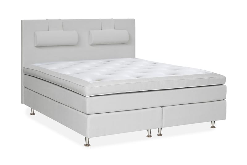 Charleston Kontinentalsäng 180 cm Malaga, Malaga Ljusgrå