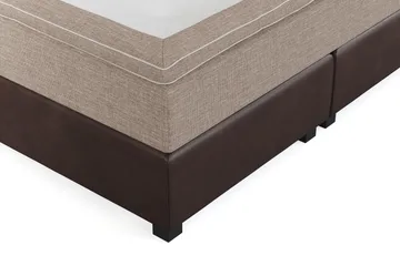 Cuba Sängpaket 160x200 med Två Bruna Två Beiga Kuddar - (+Fler val) Beige/Brun - Products - Möbler - Säng - Kontinentalsäng