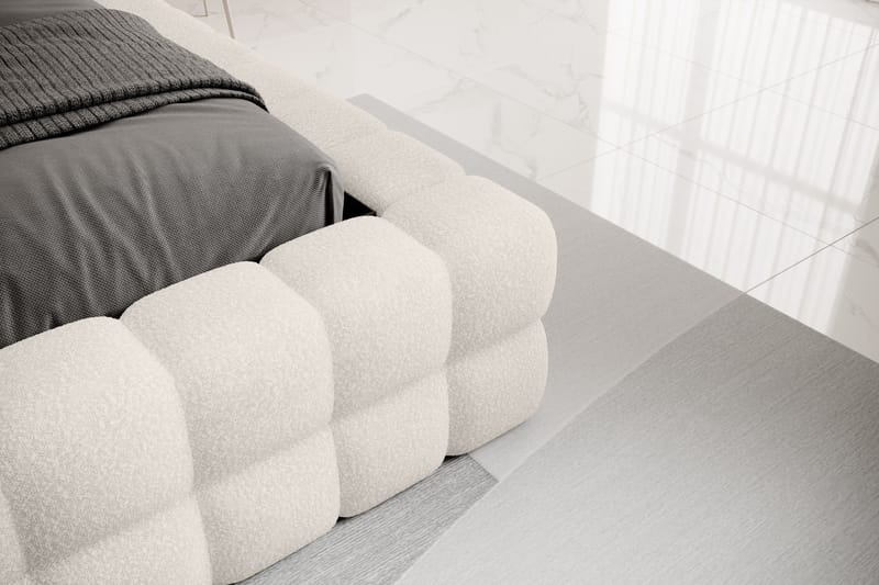 Dizzle Sängram 180x200 cm - Vit - Products - Möbler - Säng - Säng med förvaring