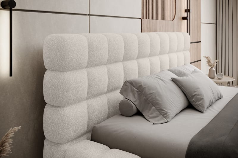 Dizzle Sängram 180x200 cm - Vit - Products - Möbler - Säng - Säng med förvaring