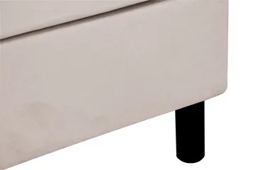 Dream Komplett Sängpaket 120x200 cm Assymetriska knappar - Beige - Products - Möbler - Säng - Kontinentalsäng