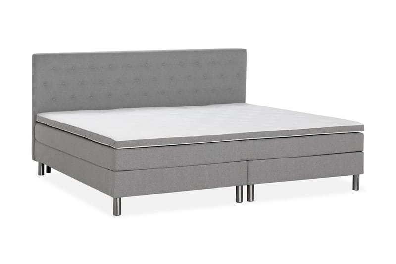 Ella Familjesäng Sängpaket 240x210  cm - (+Fler val) Ljusgrå - Products - Möbler - Säng - Kontinentalsäng
