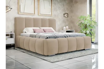 Gioia Förvaringssäng 180x200 cm - Beige - Products - Möbler - Säng - Säng med förvaring