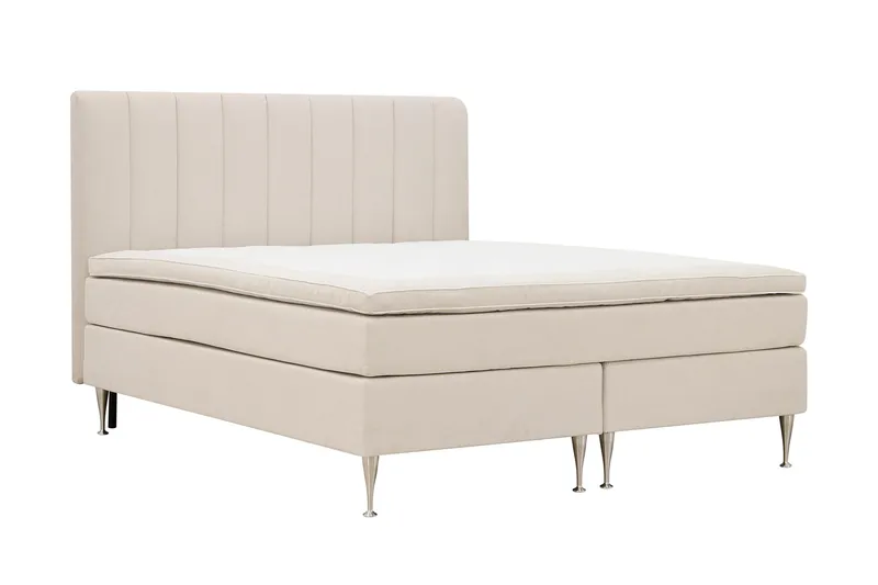 Hilton High Komplett Sängpaket 180x200 cm, Ljusbeige