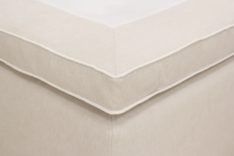 Hilton Plus Komplett Sängpaket med Förvaring 160x200 cm - Ljusbeige - Products - Möbler - Säng - Säng med förvaring