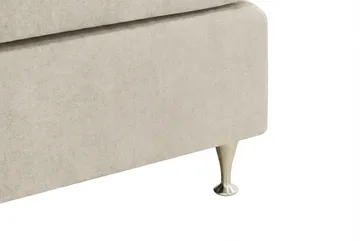 Hilton Premium Komplett Sängpaket 160x200 cm Kontinentalsäng med Sänggavel - Beige Tyg - Products - Möbler - Säng - Kontinentalsäng