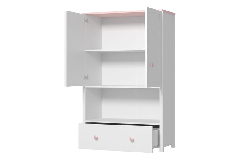 Hilts Möbelset För Sovrum - Vit/Rosa - Products - Möbler - Säng - Möbelset för sovrum