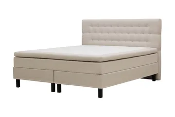HVILA Classic Komplett Sängpaket 160x200 cm Kontinentalsäng med diamant sänggavel - Beige - Products - Möbler - Säng - Kontinentalsäng