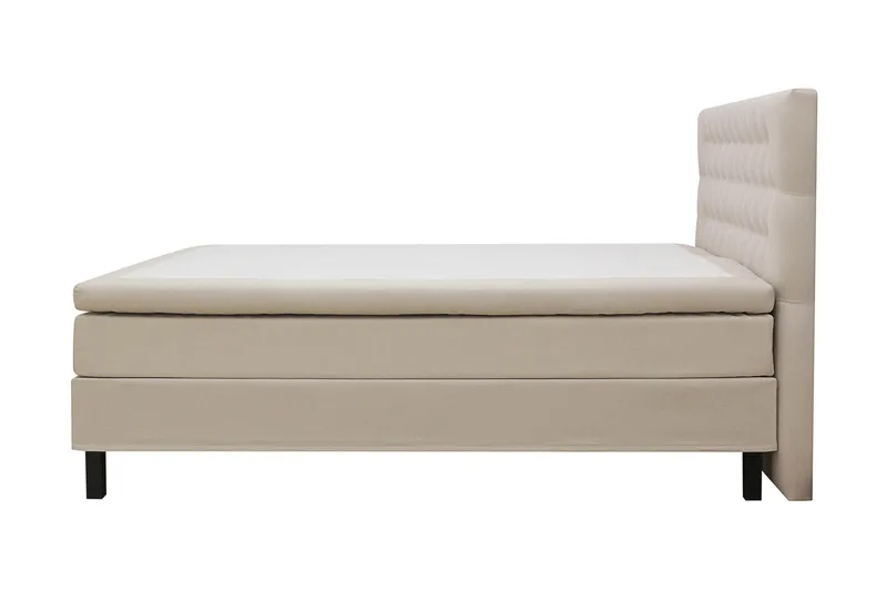 HVILA Classic Komplett Sängpaket 160x200 cm Kontinentalsäng med diamant sänggavel - Beige - Products - Möbler - Säng - Kontinentalsäng