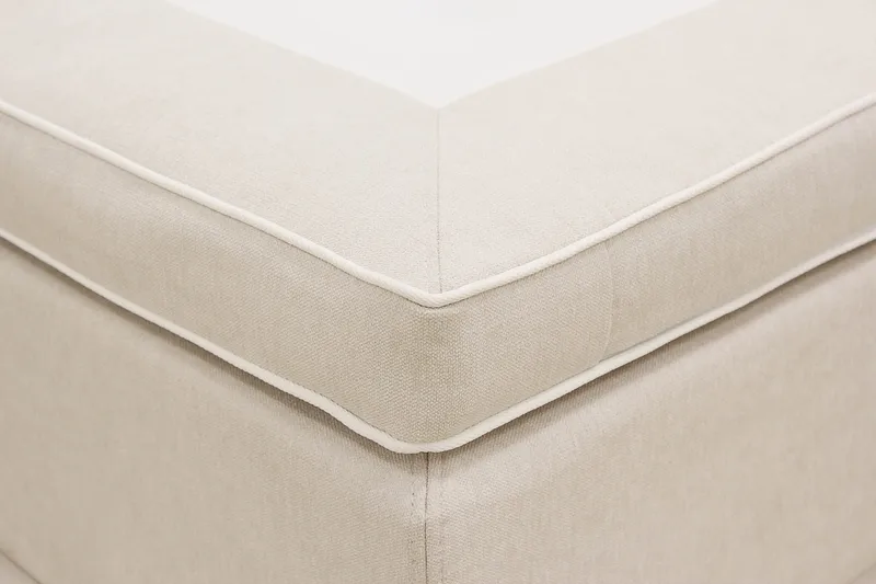 HVILA Lyx Kontinentalsäng 160x200 cm - Ljusbeige - Products - Möbler - Säng - Kontinentalsäng