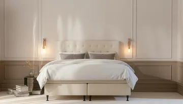 HVILA Plus Komplett Sängpaket 180x200 cm - Ljusbeige - Products - Möbler - Säng - Komplett sängpaket