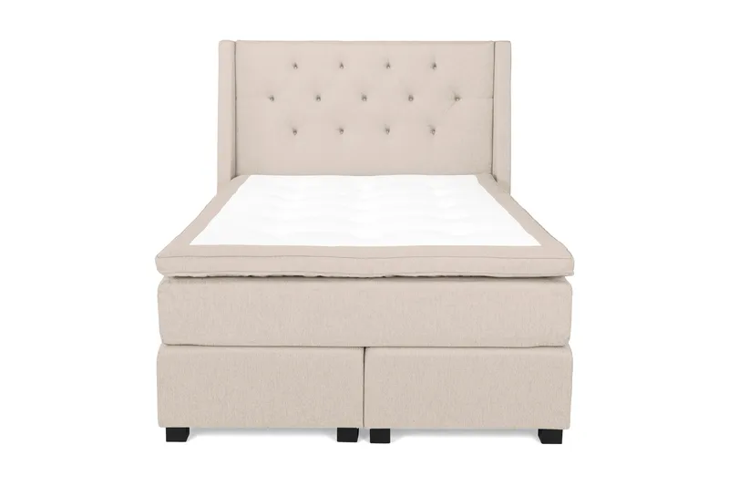 Imperia Kontinentalsäng 140x200 cm, Beige