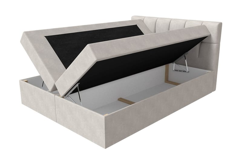 Kramvik Kontinentalsäng 140x200 - Svart - Products - Möbler - Säng - Säng med förvaring