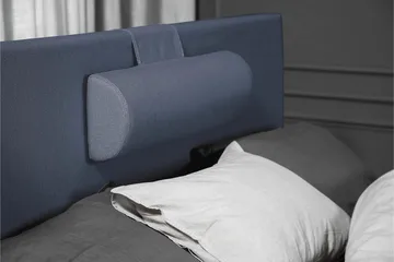 Lucky Komplett Sängpaket 120x200 Skum Slät Sänggavel - Nackkudde Stor Mörkblå - Products - Möbler - Säng - Enkelsäng