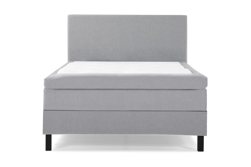 Lucky Komplett Sängpaket 120x200 Polyeter Slät Sänggavel, Mellangrå