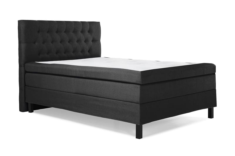 Lucky Komplett Sängpaket 120x200 Polyeter Diamant - Svart/Grå - Products - Möbler - Säng - Enkelsäng