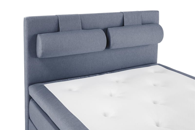 Lucky Komplett Sängpaket 140x200 Memory Slät Sänggavel  N - Nackkudde Stor Mörkblå - Products - Möbler - Säng - Kontinentalsäng