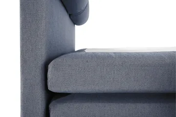 Lucky Komplett Sängpaket 140x200 Memory Slät Sänggavel  N - Nackkudde Stor Mörkblå - Products - Möbler - Säng - Kontinentalsäng