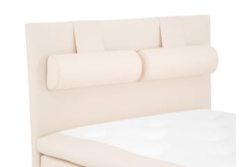 Lucky Komplett Sängpaket 140x200 Memory Slät Sänggavel - Nackkudde Stor Beige - Products - Möbler - Säng - Kontinentalsäng